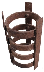 Unmarked: Early Riveted Iron Cooper's "Cresset"