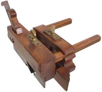 Horace Griffiths, Norwich, England: Unusual All Beech "Bridle" Plow Plane