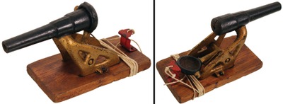 Unmarked: Extra Clean 19th C. Toy Cap Gun Cannon