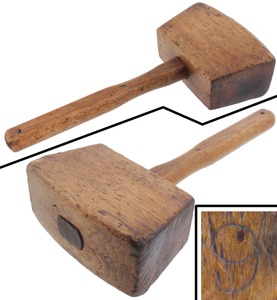 STANLEY (Unmarked), No. 9: Hickory Head Joiner's Mallet