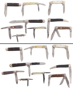Assorted Makers: Lot Of 9 Extra Clean Pocket Knives