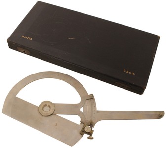 Mantua Metal Products Company, Woodbury Heights, New Jersey: Precision Ger. Silve Vernier Protractor