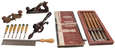 Assorted Makers: Lot Of Clean & Usabl Woodworking Tools