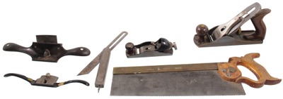 Assorted Makers: Set Of Early Type Woodworking Tools