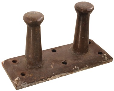 Unmarked: Cast Bronze Nautical Mooring Bollard