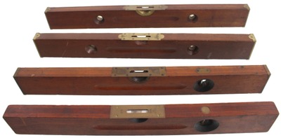 Stanley Rule & Level: Four Laminated Body Spirit Levels