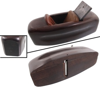 Knight Tool Works, Portland, Oregon: Laminated Ebony Smooth Plane