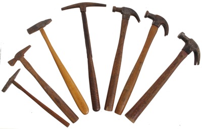 Assorted Makers: Collection Of Small Size Hammers