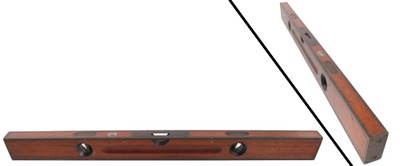 Stanley Rule & Level, No. 1193: Brass Bd. Mahogany Level