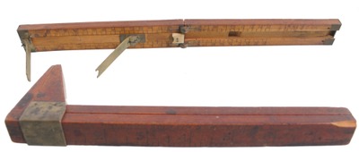 Assorted Makers: Two Early Type Shoe Measure Rule