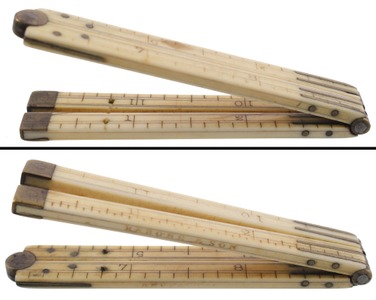 John Rabone & Sons, Birmingham, England: One-Foot, Four-Fold Folding Rule
