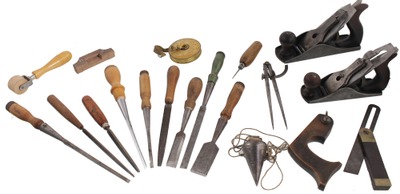 Assorted Makers: Lot Of Clean & Usabl Woodworking Tools
