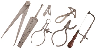 Assorted Makers: Lot Of Early Metal Working Tools