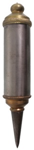 Unmarked: Unus. Brass & Iron Plumb Bob