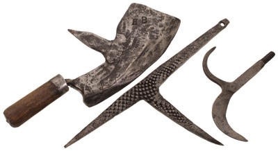 Assorted Makers: Three Hand Forged Spec. Purp. Tools