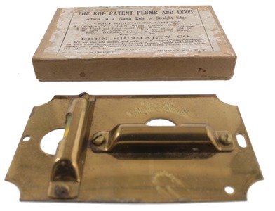 Eden Specialty Company, Brooklyn, New York: Early Spirit Plumb And Level