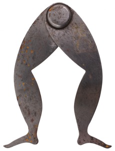 Unmarked: Pair Of Extra Clean "Ladyleg" Calipers
