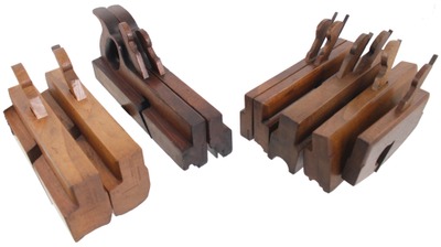 Assorted Makers: Wkg. Set Of Clean Woodworking Plane