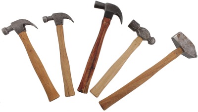 David Maydole Hammer Company, Norwich, New York: Lot Of Five Clean Maydole Hammers