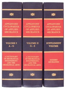 D. Appleton & Company, Boston, Massachusetts: Dict. Of Mechanics Book