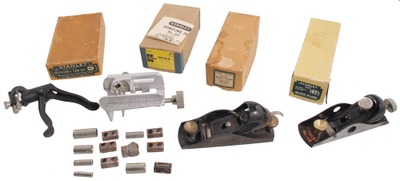 Stanley Rule & Level: Four Original Box Woodworking Tools