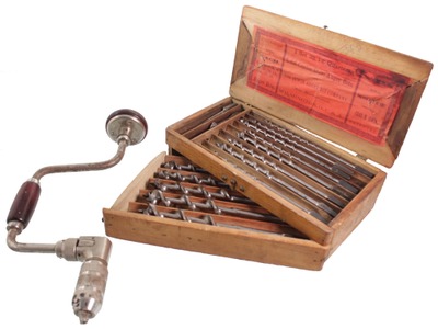Irwin Auger Bit Company, Worthington, Ohio: Full Set Of 13 Auger Bits