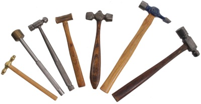 Assorted Makers: Seven Spec. Purp. Metal Wkg. Hammers