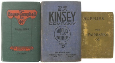 Assorted Makers: Three Early 20th C. Hdwe. Catalogues