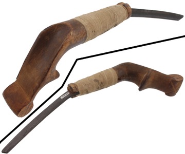 Unmarked: Classic Native Amer. "Crooked" Knife