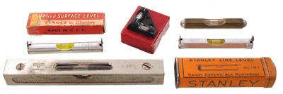 Stanley Rule & Level: Five Extra Clean Small Size Levels