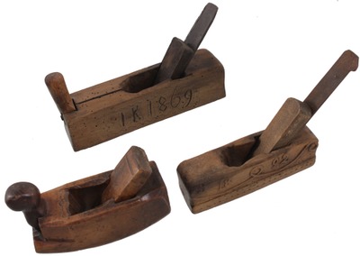Unmarked: Three Early European Wooden Planes