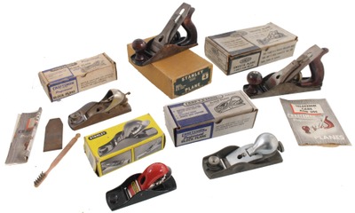 Assorted Makers: Five Original Box Woodworking Planes