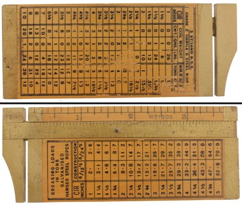 J. Rabone & Sons, Birmingham, England: Boxwood Body Rope & Caliper