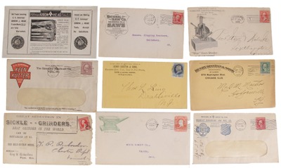 Assorted Makers: Nine Tool Related Advertising Envelope