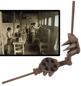 Unmarked: Massive Cast Iron Ice Cream Cone Mkr.M