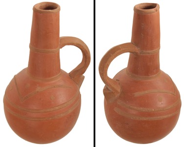 Unmarked: Native American Pottery Water Bottle