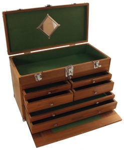 H. Gerstner & Sons, Dayton, Ohio: Extra Clean Later Ty Mahogany Tool Chest