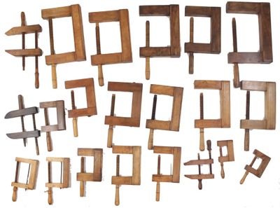 Unmarked: Twenty Extra Clean Dbl. Screw Clamps