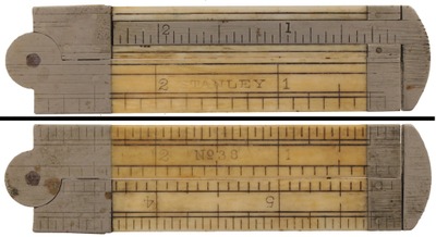 Stanley Rule & Level, No. 38: Six-Inch, Two-Fold Folding Rule