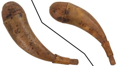 Unmarked: Early Small Size Powder Horn