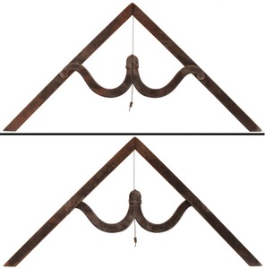 Unmarked: Early Forged Iron Plumb Level