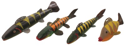 Robert Lindner, Clarence, New York: 4 Thousand Island Pa Spear Fishing Decoy