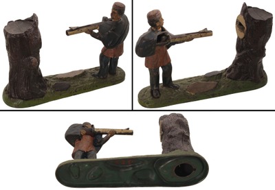 J. & E. Stevens & Company, Cromwell, Connecticut: Cast Iron "Creedmoor Mechanical Bank
