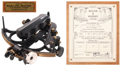 Kelvin & Hughes, London, England: Precision Nautical Sextant