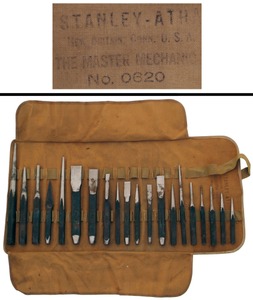 Stanley Rule & Level, No. 0620: Full Set Of Stanley- Atha Chisels