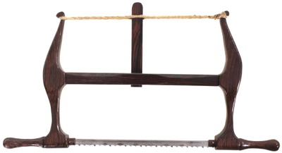 Unmarked: Diminutive Brazilian Rosewood Bow Saw