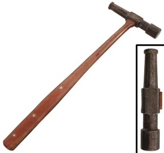 Unmarked: Rare Railroad Inspector's Hammer