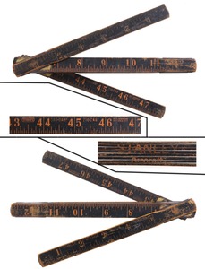 Stanley Rule & Level, No. 184: Rare Aircraft Gas Gauge Zig-Zag Rule