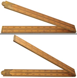 Stanley Rule & Level, No. 94: Four-Foot/Four-Fold Folding Rule