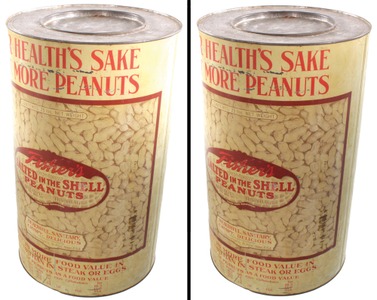 Fisher Roasting Company, Street Paul, Minnesota: Ca. 1920's 25 Lb. Ca For Salted Peanuts